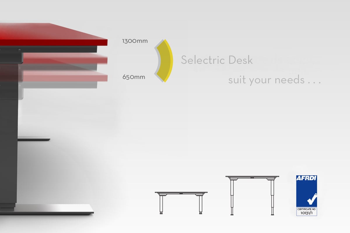 Selectric Height Adjustable sit/stand desk